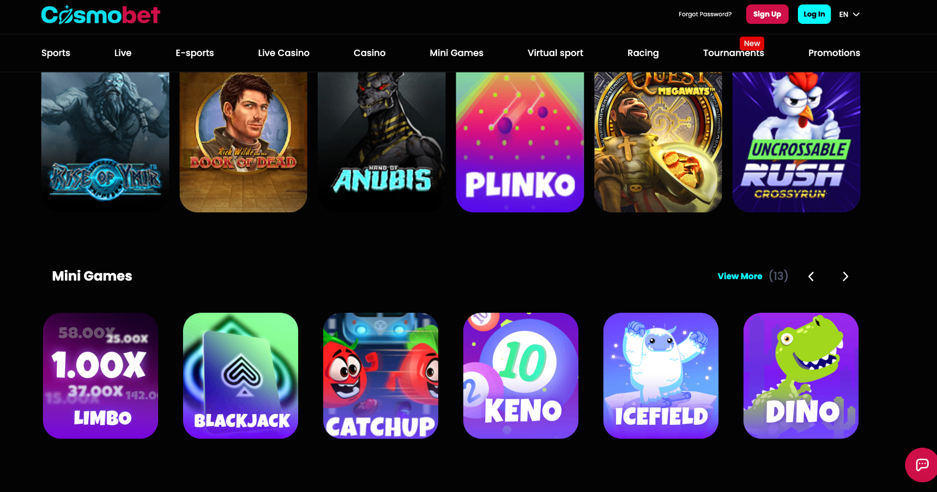 CosmoBet screenshot 2