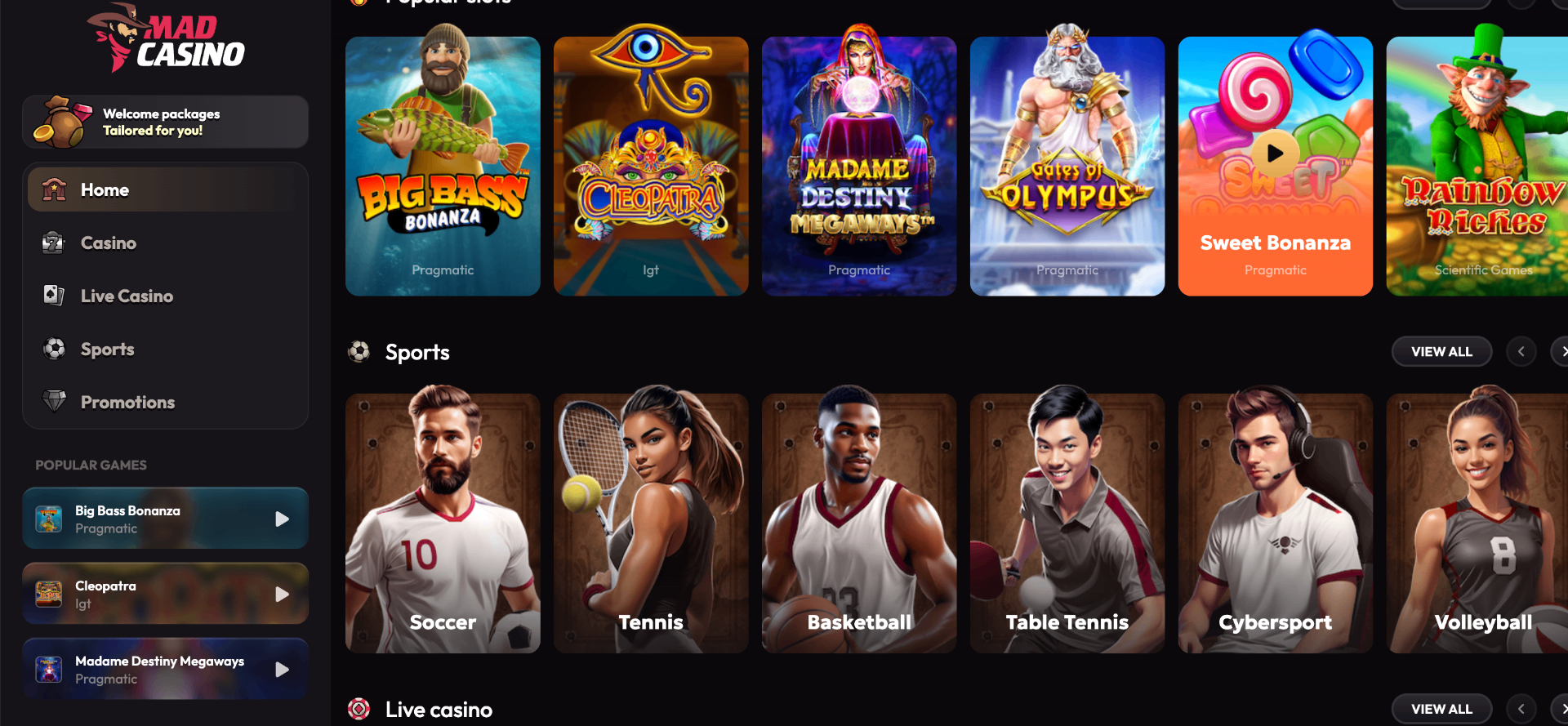 Mad Casino screenshot 1